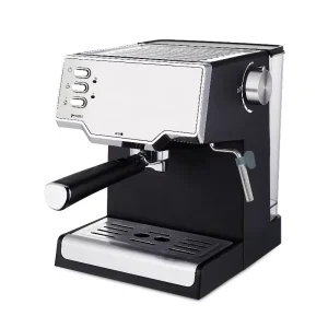 Stainless Steel Meter Clock Design Milk Cream Foam High Pressure 20bar Italian Cappuccino Espresso Coffee Machine Maker