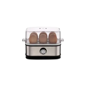Stainless Steel Mini Egg Cooker Egg Bolier Steamer for 6 Eggs