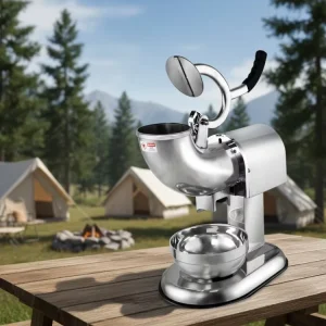 Stainless Steel Mini Ice Smashing Electric Ice Crushers Shavers Snow Cone Machine for Home