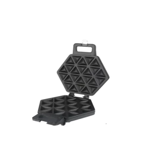 Stainless Steel Mini Waffle Maker Electric 1400W Household Cooking Baking Tool Non Stick Plates Cool Touch Exterior