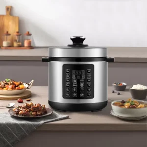 Stainless Steel Multi Cooker Electric Household Electric Pressure Cookers Air Fryer With Pressure Cooker Parts