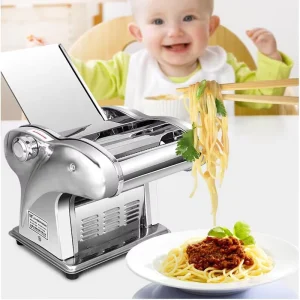 Stainless Steel Pasta Electric Manual Dual Use Noodle Maker Handmade Spaghetti Noodles Press Machine Roller Dough Cutter