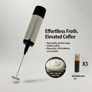 Stainless Steel Portable Classic Design Milk Foamer Coffee Milk Frother