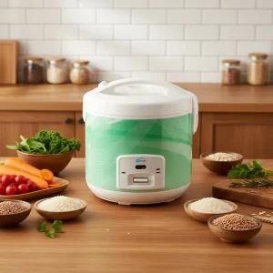 Stainless Steel Portable Multi Function Electric Rice Cooker Food Steamer for Grains Cake Household