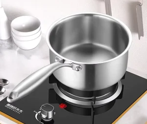 Stainless Steel Pot with Pot Cover for Gas and Induction Cookers
