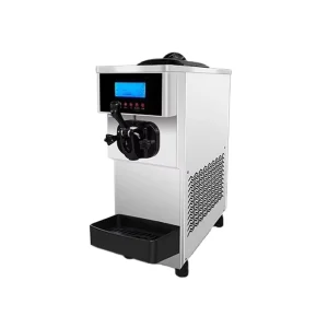 Stainless Steel Professional Ice Cream Maker Commercial Soft Serve Ice Cream Making Machine for Coffee Shop