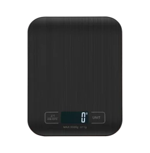 Stainless Steel Scale Weighing Range 5kgX1g 10kg 1g LCD Digital Electronic Food Kitchen Scale Battery Powered