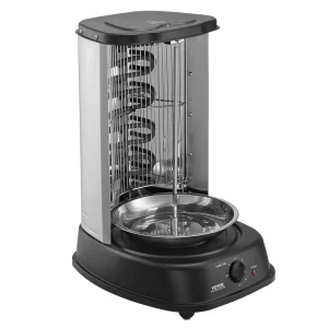 Stainless Steel Shawarma Grill Machine Vertical Gyro Rotisserie Doner