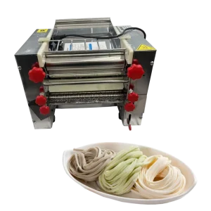 Stainless Steel Small Commercial Electric Fresh Noodle Making Machine Ramen Pasta Maker Dough Roller Noodle Cutter