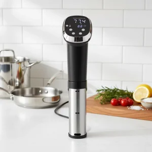 Stainless Steel Sous Vide Cooker Slow Cooker 1200W Immersion Circulators Accurate Temperature and Time Control