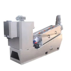 Stainless Steel Stack Screw Dehydrator Sludge Concentration Treatment Equipment for Solid Liquid Water Treatment Machinery
