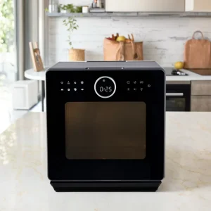 Stainless Steel Steam Air Fryer Oven for Home Countertop Bread