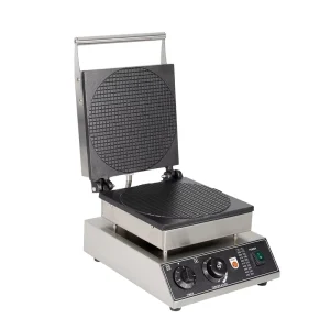 Stainless Steel Waffle Cone Maker Ice Cream Cone Waffle Maker 1.75KW Non Stick Coating Restaurant Bakeries Snack Bar