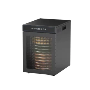 Standard Stainless Steel Electric Heating Food Dehydrator Black Color Commercial Use 12-Layer Rotating Fruit Vegetable Dried