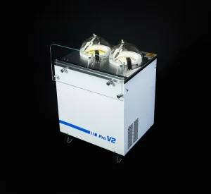 Standing Floor Front Bar Commercial Gelato Ice Cream Maker Galaxy PRO V2 Two Pots Anti fog & Condensation All in One