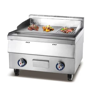 Steak Cooking Grill Counter Top Plate Flat Electric Commercial Griddle for Hamburgers Cooking Equipment