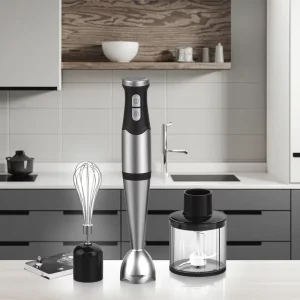 Stepless Food Processor Stainless Steel Immersion Blender Hand Stick Electric Blender 7 in 1 ETL Certified