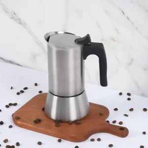 Stovetop Espresso Hot Mokapot Italy Stainless Steel Coffee Percolator 2 4 6 10Cups Italian Express Coffee Maker Moka Pot