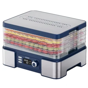 Sunsir Mini Electric Food Dehydrator 5 Tray Plastic Portable Dehydrator with Digital Control Eco Friendly for Home Use
