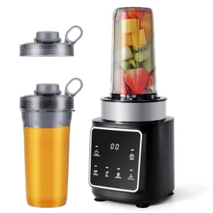 Supplier Household Appliance Black Blender Smoothie Machine 1200W Compact Kitchen Blender Fruit Mixer Juice Maker