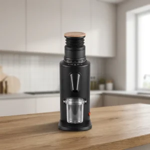T58 Electric Automatic Espresso Single Dose SOE 58mm Titanium Coated Burr Coffee Grinder for Household Use