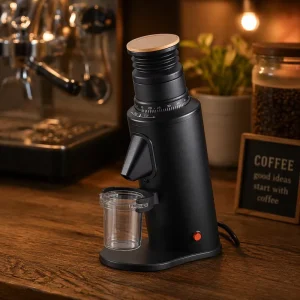 T58 Electric Automatic Household Coffee Grinder for SOE 58mm Stainless Steel Burr Single Dose Coffee Grinder