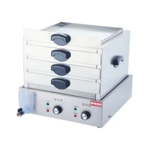 TEBAK Portable Electric Rice Noodle Roll Machine Steamer New Design Food Grade Stainless Steel 220V Home Use Restaurant Used