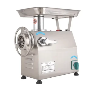 TK 22 Professional Italian Meat Grinder Commercial Use Electric Motor High Power 1100W Stainless Steel Blade Meat Mincer