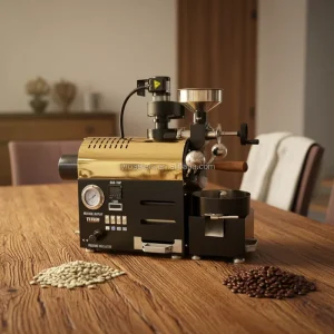 TY TECH Compact 100g 200g 250g 300g Sample Roaster Coffee Machine Portable Lab Cafe Toaster Tostadora De Cafe