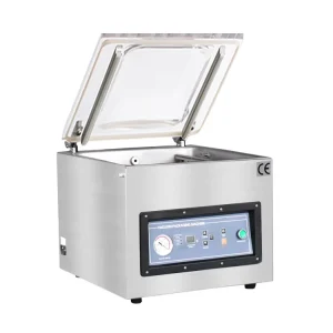 Table Commercial Meat Food Vacuum Sealer Packing Machine double sealing bar