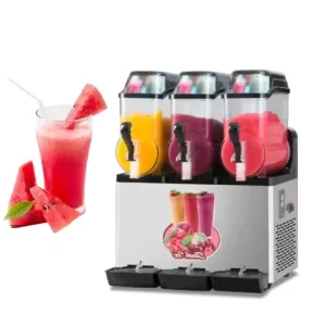 Table Top 2 Tank Frozen Slush Drink Machine Commercial Ice Slush Juicer Machine Slush Machine