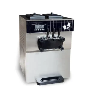 Tabletop Soft Ice Cream Machine 220V/60HZ 2+1mixed Flavors Frozen Yogurt Machine