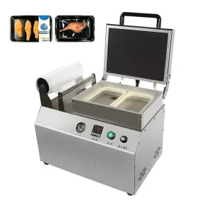 Tabletop Tray Sealer Cheese Food Vacuum Skin Pack Machine to Kepp Fresh