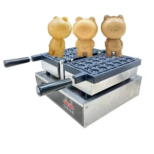 Taiyaki Waffle Machine for Small Business Animal Shape Cake Pancake Machine for Commercial Use Bear Waffle Maker
