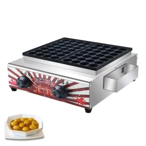 Takoyaki Machine Takoyaki Maker 28 56 Holes Removable Plate Easy to Clean