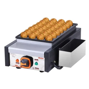 Takoyaki Maker Baker Non stick Small 40mm Waffle Balls Making Baking Machine for Home Snack Shop