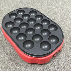 Takoyaki Maker with 20 Holes in Non Stick Coating Grilling Plate
