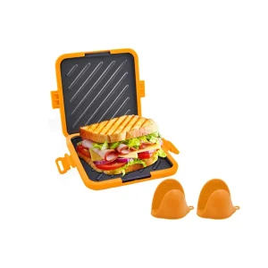 Thick Dishwasher Safe Microwave Sandwich Maker Toaster Time Saving Fast Panini Maker Baking Dishes & Pans