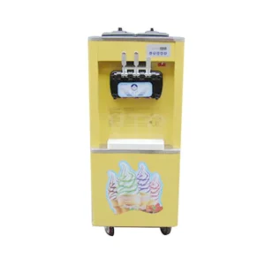 Three Flavor Industrial Soft Ice Cream Maker Machine