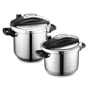 Three ply Steel Induction Pressure Cooker Stainless Steel Fast Cook Olla Pressure Cookers