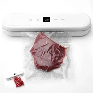 Time Display Food Vacuum Sealer Machine for Coffee and Snacks Preservation Sealer