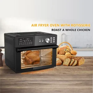 Toaster Oven Air Fryer 30L Dual Cook Convection 18 in 1 for Pizza & Baking Household Toaster Combo Rotisserie Dehydrator