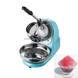 Tongmai Industrial & Commercial Flake Ice Shaver 220V Bearing Crush Ice Machine 500W High Efficiency for Home Use