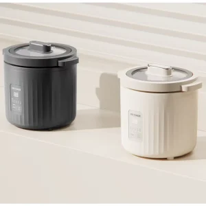 Tonze OEM 1L Small Mini Rice Cooker 110V Soup Maker 30 Mins Mini Slow Cooker Ceramic Stew Crockpot Digital Rice Cooker