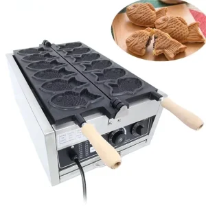 Top Quality Electric Commercial Fish Shape Waffle Maker Machine Large MagikarpTaiyaki Pan