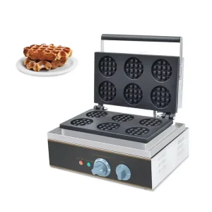 Top Selling Waffle Making Machine Mini Maker American Mini Round Waffle Maker Wave Shaped Waffle Machine Maker