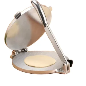 Tortilla Press Manual 8 Inch Tortilla Press Machine Pancake Maker Aluminum Roti Press Tortilla Maker for Kitchen Homemade Crepes