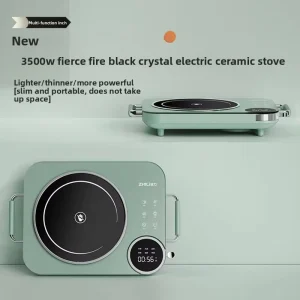 Touch Embedded Square Induction Cooker Hotpot Cooker Induction Hot Pot Stove for Home Use or HotPot Barbecue Restaurants
