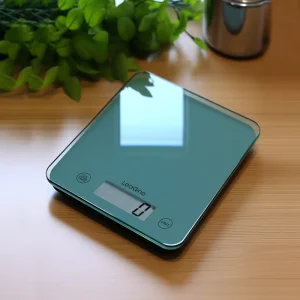 Touch Professional Multifunction Glass Kitchen and Food Scale with Battery Powered Digital Display