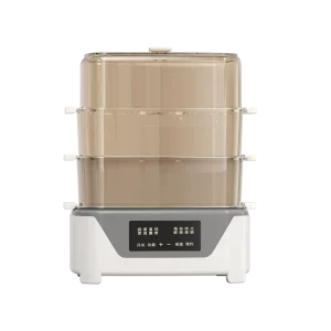Touch Screen Automatic Multi-function Electric Steamer 3Layers 15L Household Digital Control Electric Steamer Food Cooker